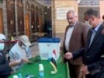 وزیر-راه-و-شهرسازی-در-حرم-حضرت-زینب-س-در-دمشق-رأی-داد