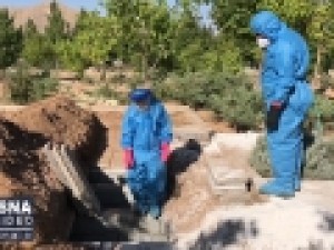 ویدئو-تدفین-قربانیان-کرونا-در-شیراز