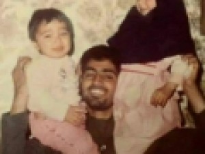 تصویری-جالب-از-حاج-قاسم-سلیمانی-و-فرزندانش-در-خردسالی
